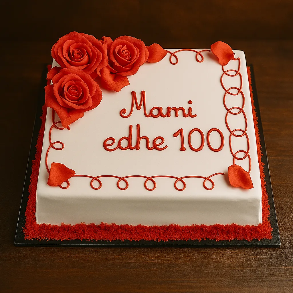 Elegant Rose Cake