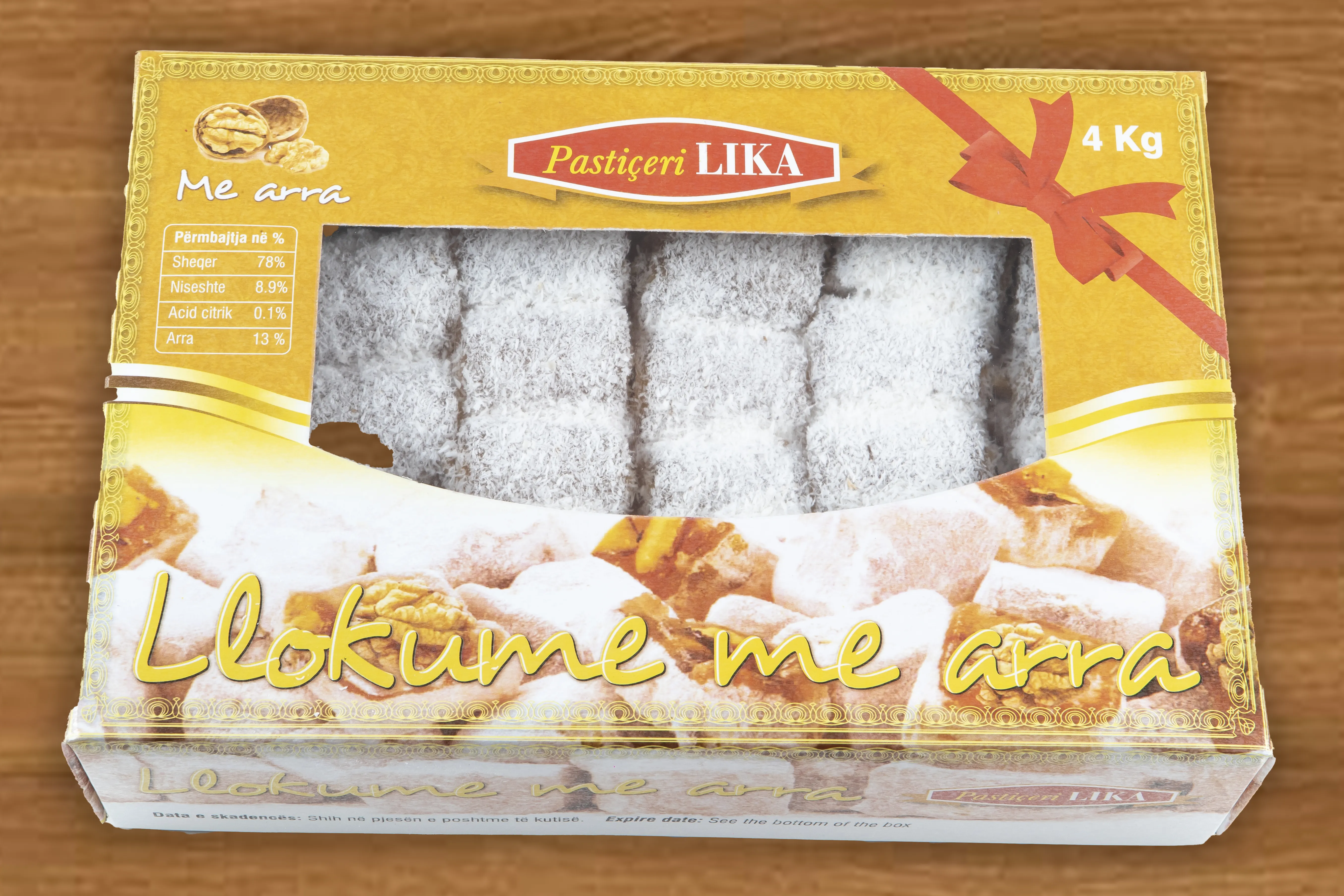 Turkish Delight with Icing Sugar